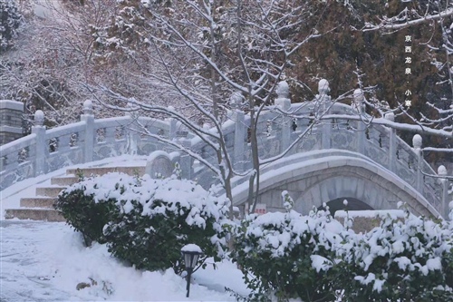 形容一夜之间下雪的唯美句子
