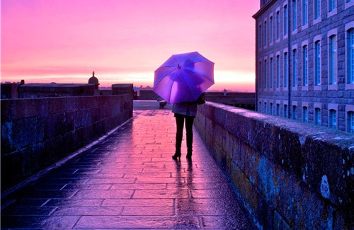 夜晚下雨的心情说说