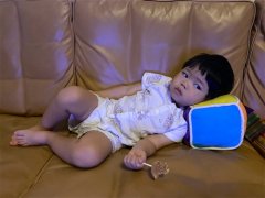 好不容易把娃哄睡的说说