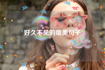 好久不见唯美的句子(38句) 好久不见唯美的句子(38句)