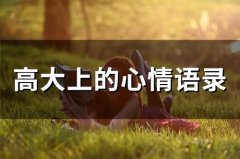 高大上的心情语录(精选67句)
