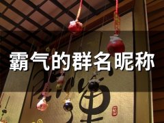 霸气的群名昵称(精选57个)