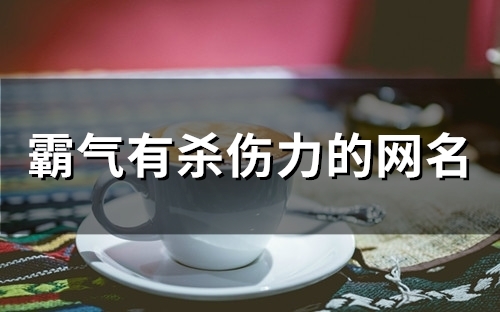 霸气有杀伤力的网名(精选317个)