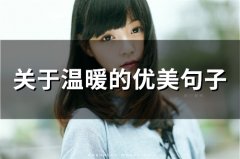 关于温暖的优美句子(55句)