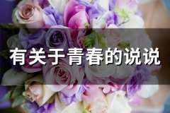 有关于青春的说说(66句)