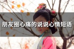 朋友圈心痛的说说心情短语(精选58句)