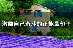 激励自己奋斗的正能量句子(72句)