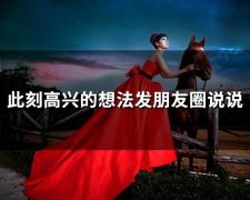 此刻高兴的想法发朋友圈说说(64句)