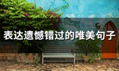 表达遗憾错过的唯美句子(精选65句)