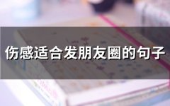 伤感适合发朋友圈的句子(精选65句)