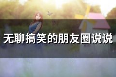 无聊搞笑的朋友圈说说(精选60句)