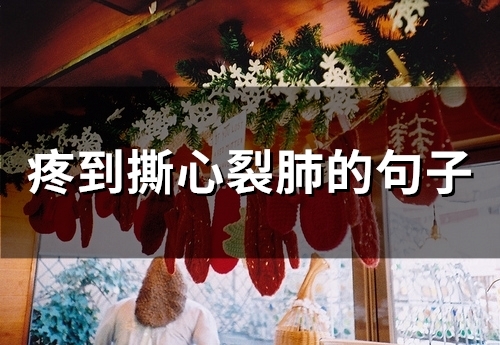 疼到撕心裂肺的句子(精选77句)(疼到撕心裂肺的图片)