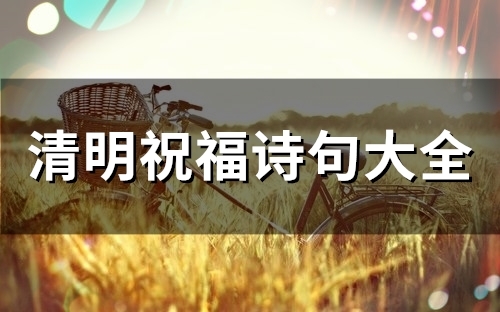 清明祝福诗句大全(73句) 清明祝福短句