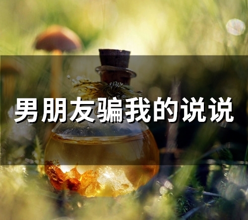 男朋友骗我的说说(精选66句)