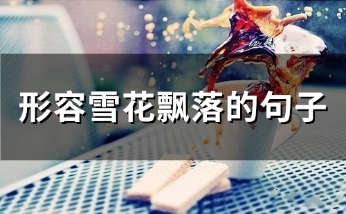 形容雪花飘落的句子(80句) 形容雪花飘落的诗句