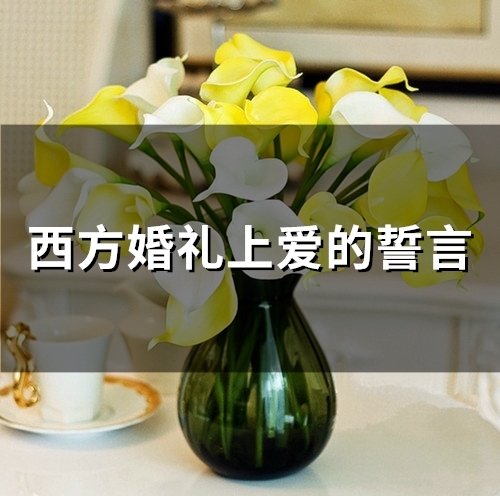 西方婚礼上爱的誓言(58句) 西方婚礼上爱的誓言(58句)