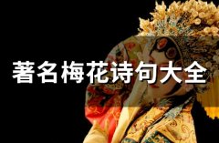 著名梅花诗句大全(50个)