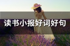读书小报好词好句(精选69句)