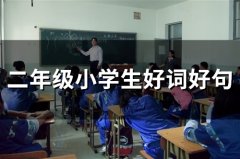 二年级小学生好词好句(73句)