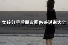 女孩分手后朋友圈伤感说说大全(70句)