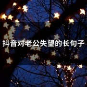 抖音对老公失望的长句子(79句)