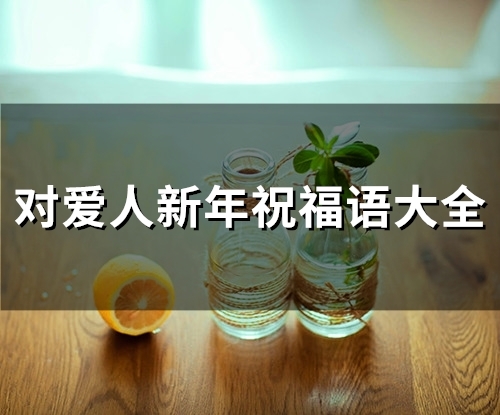 对爱人新年祝福语大全(73句) 对爱人新年祝福贺词怎么写