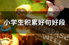 小学生积累好句好段(68句)