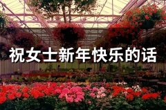 祝女士新年快乐的话(精选64句)