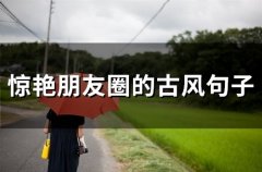 惊艳朋友圈的古风句子(78句)