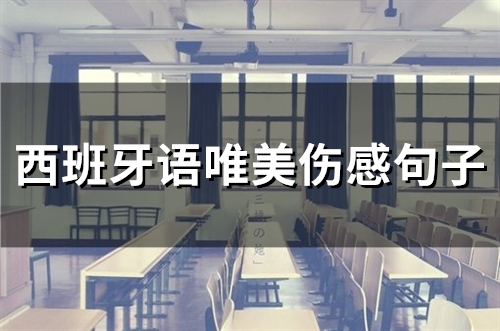 西班牙语唯美伤感句子(65句)