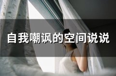 自我嘲讽的空间说说(72句)