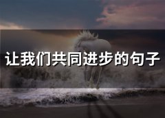 让我们共同进步的句子(精选60句)