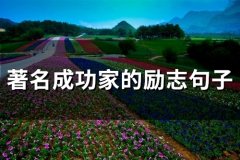 著名成功家的励志句子(61个)