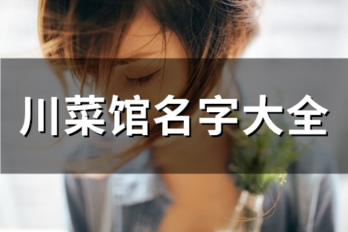 川菜馆名字大全(207个)(好听的川菜馆名字大全)