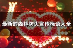 最新的森林防火宣传标语大全(精选57句)