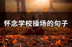 怀念学校操场的句子(44句)