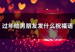 过年给男朋友发什么祝福语(37句)