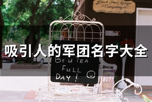 吸引人的军团名字大全(精选352个) 吸引人的军团名字大全(精选352个)