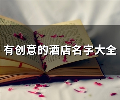 有创意的酒店名字大全(精选258个)(有创意的酒店名字大全两个字)