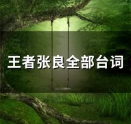 王者张良全部台词(27句)
