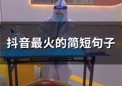 抖音最火的简短句子(66句)