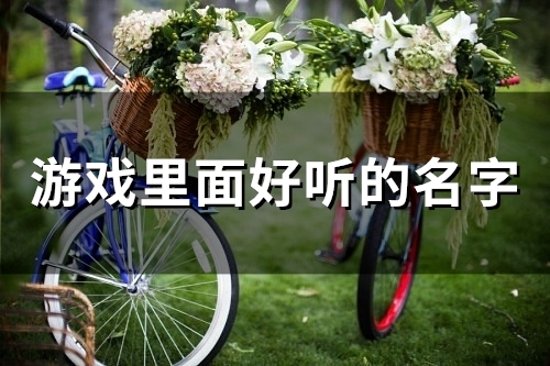 游戏里面好听的名字(精选656个)(游戏里面好听的名字烟雨)