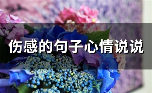 伤感的句子心情说说(65句)