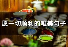 愿一切顺利的唯美句子(精选51句)