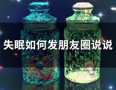 失眠如何发朋友圈说说(66句)