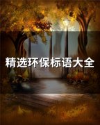 精选环保标语大全(精选84句)
