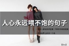 人心永远喂不饱的句子(73句)