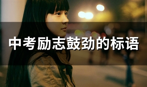 中考励志鼓劲的标语(精选96句)(中考励志鼓劲的句子)