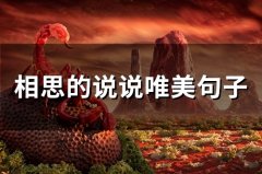 相思的说说唯美句子(63句)