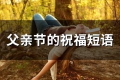 父亲节祝福温暖真诚句子